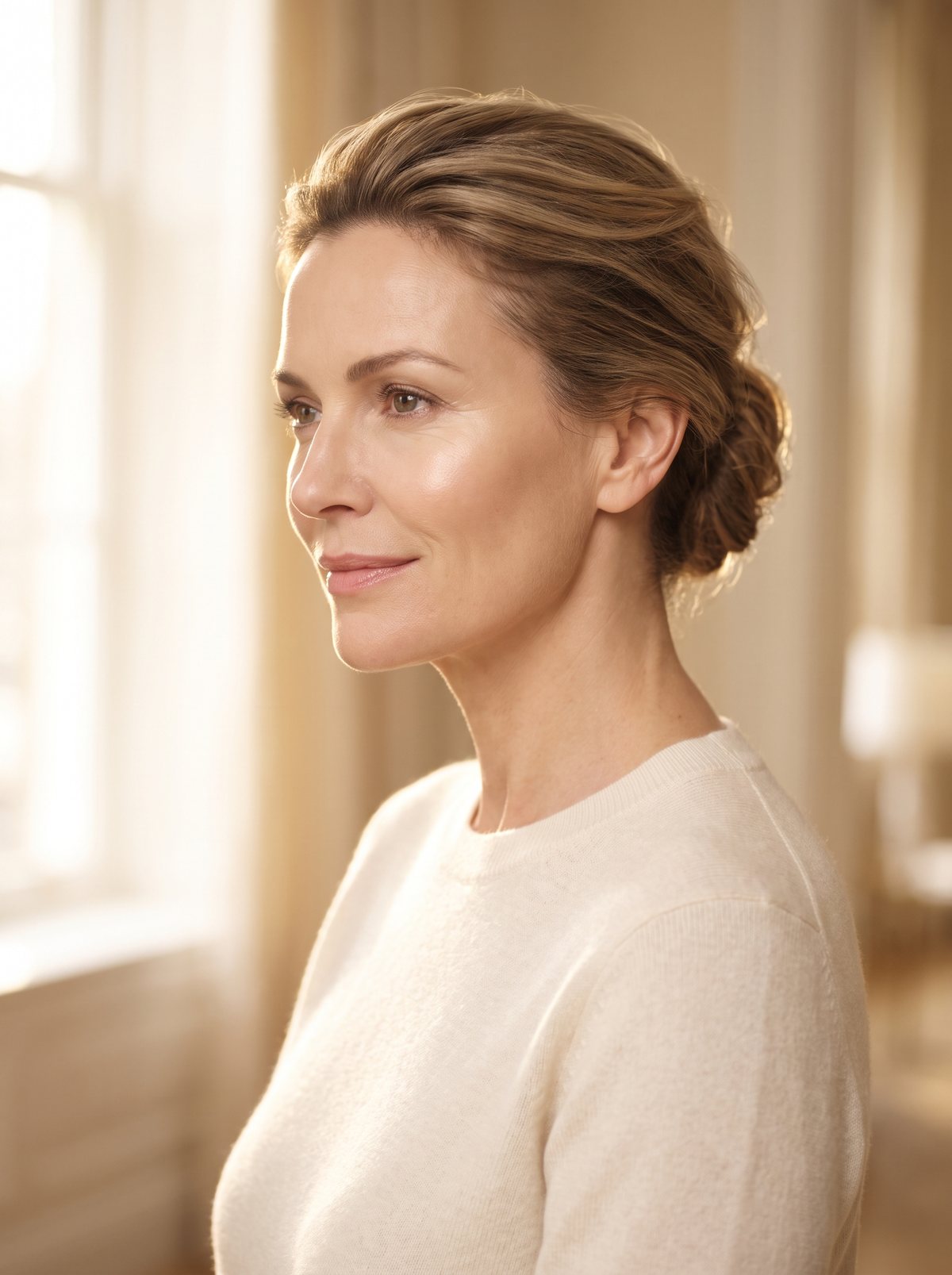 A composed portrait in soft daylight